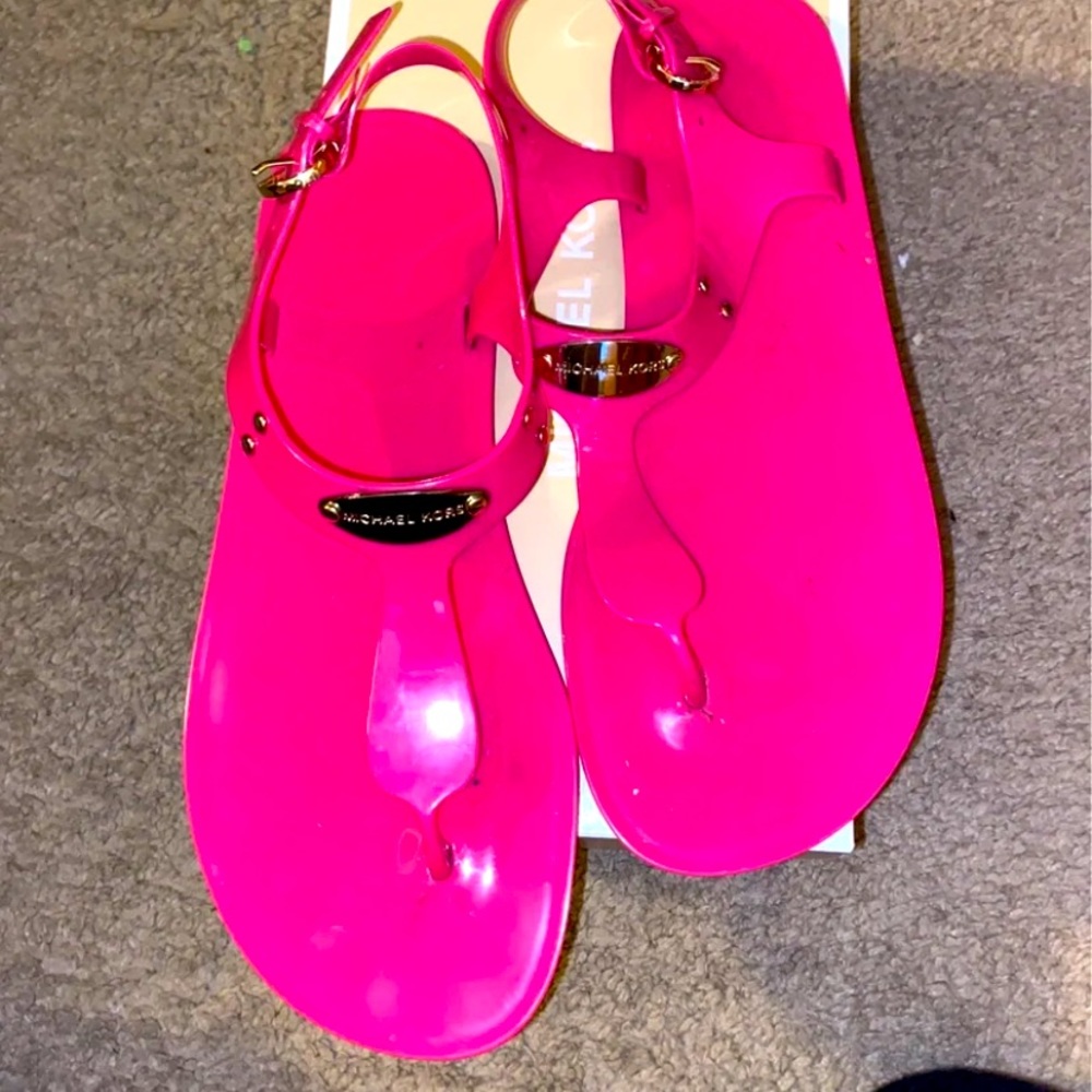 Michael Kors jelly sandals size 7